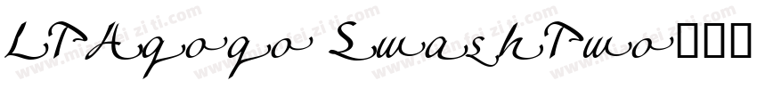 LTAgogo SwashTwo字体转换